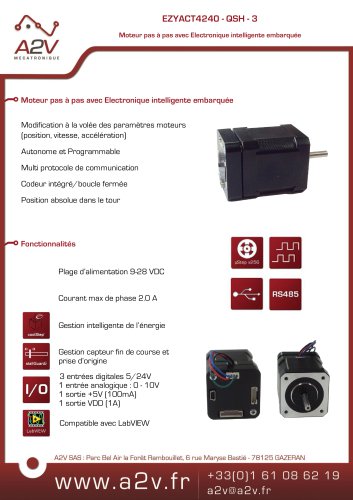 EZYACT4240-QSH-3 - Moteur avec électronique intégrée