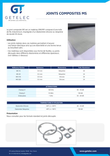 Joint composite MS