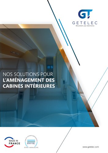 Nos solutions pour l'aménagement des cabines intérieures