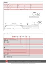 Potentiomètre linéaire MS13-SRA (version à ressort de rappel) - 2