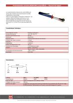 Potentiomètre linéaire MS94-SRA (version à ressort de rappel) - 1