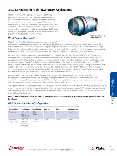 NanoScan for High-Power Beam Applications