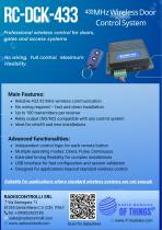 433MHz Wireless Door Control Brochure