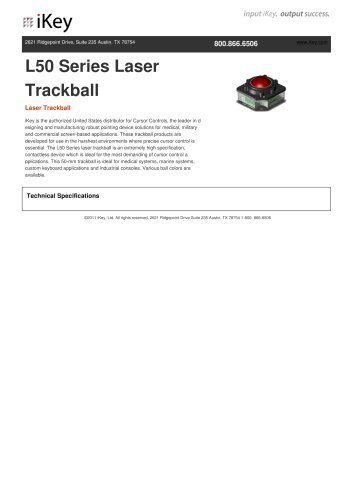 L50 Series Laser Trackball