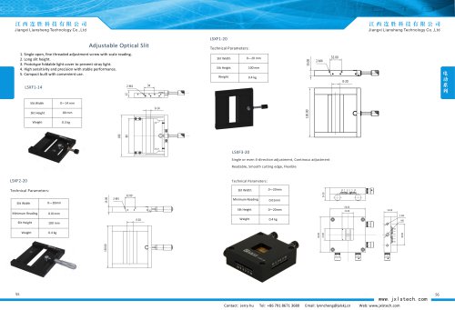 Adjustable Optical Slit