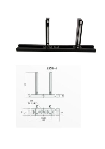 JXLS Adjustable plate holder LSGB1-4 Lab Precision Measurement