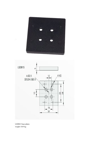 JXLS Base Plates LSDB15 Precision Measurement