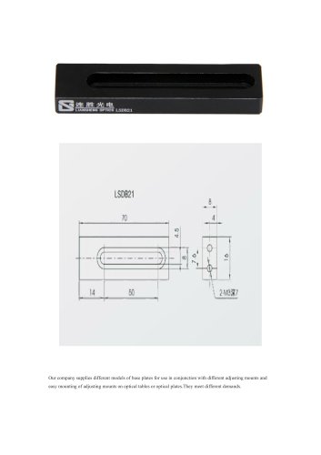 JXLS Base Plates LSDB21 Precision Measurement