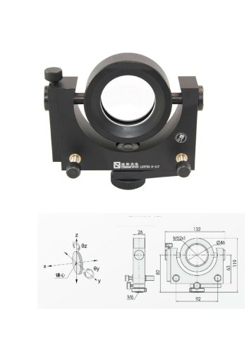 JXLS Coaxial two-dimension mirror mount LSTF50.8-1LT Lab Precision Measurement