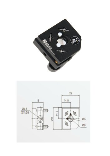 JXLS Compact and Miniature Mirror Mount LSBF8-1ZT Lab Precision Measurement