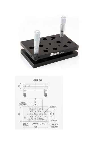 JXLS Manual Tilt Stages LSSQ-5V2 Precision Measurement