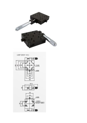 JXLS Manual Translation Stage LSSP-25XVY(RL) Precision Measurement