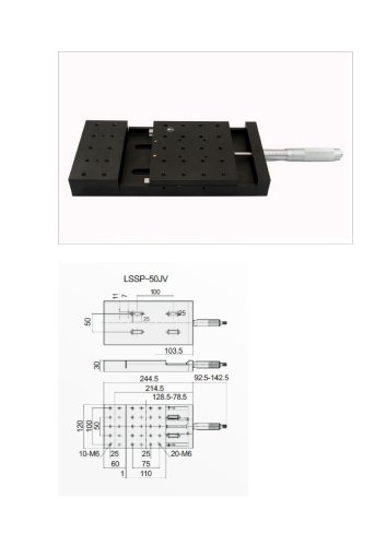 JXLS Manual Translation Stage LSSP-50JV Precision Measurement