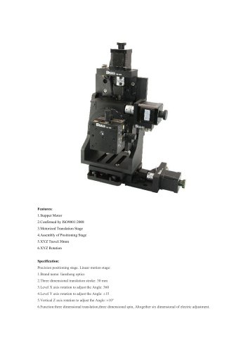 JXLS Motorized Positioning Stage LSDZ-1306 Precision Measurement