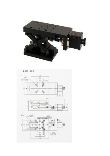 JXLS Motorized Precision Vertical Positioning Stage LSDS-30JS Precision Measurement