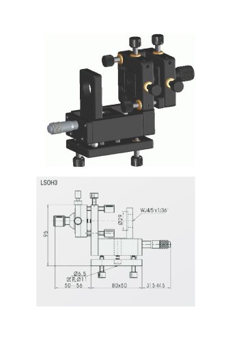 JXLS Precision fiber coupler LSOH3 Precision Measurement