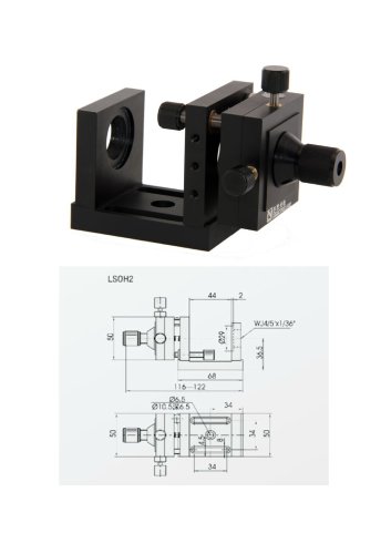 JXLS Precision Optical Fiber Couplers LSOH2 Precision Measurement