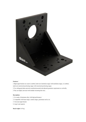 JXLS Right angle bracket LSZJ1 Lab Precision Measurement