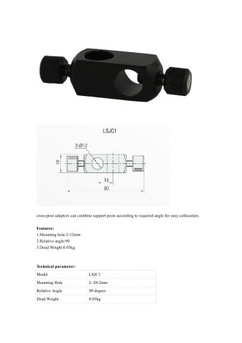 JXLS Right-angle post clamps LSJC1 Lab Precision Measurement