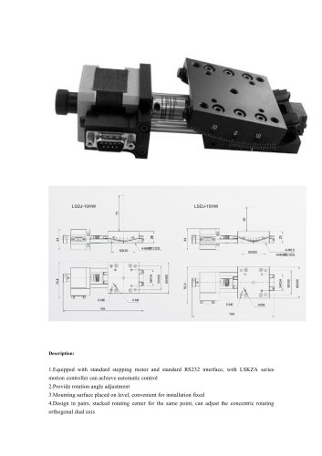 JXLS Series of Motorized Goniometers LSDJ