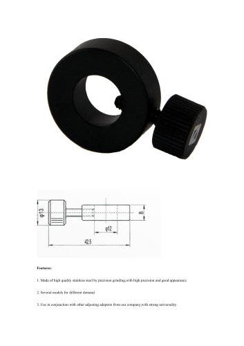 JXLS Support post positioning ring LSZG-12P Lab Precision Measurement