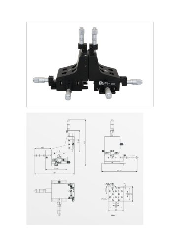 JXLS Three- axis Manual Translation Stage LSSP-13XVR(3)XVL(3) Precision Measurement