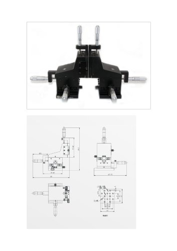 JXLS Three- axis Manual Translation Stage LSSP-25JVR(3)JVL(3) Precision Measurement