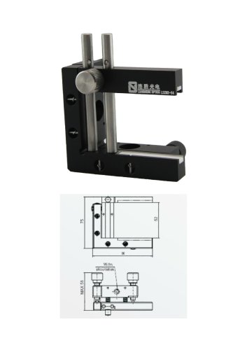 JXLS two dimension adjustment(height-adjustable) Cylindrical lens holder LSZM3-54 Precision Measurement