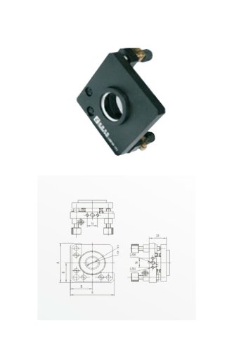 JXLS Two-dimension Mirror Mount with Extension Spring LSBF20-2YJ Lab Precision Measurement