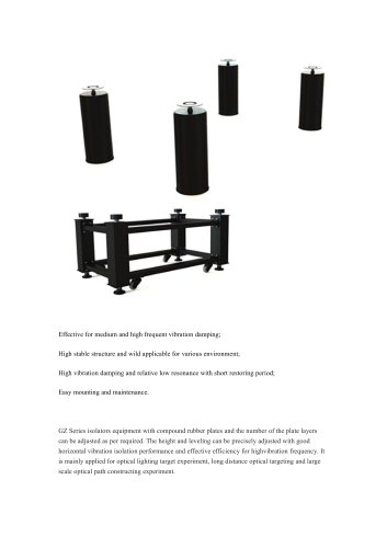 LSKJ Solid Vibration isolation Damping Isolator GZ Precision Measurement