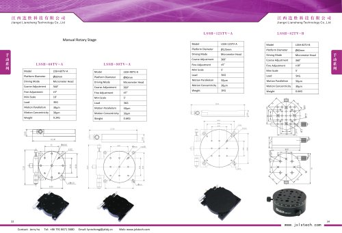 Manual Rotary Stage