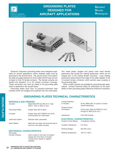 Grounding Connection System Catalog Section