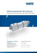 Round cylinder ZD 160 bar