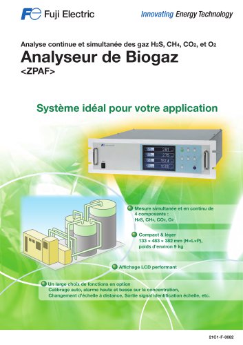 Analyseur de biogaz ZPAF