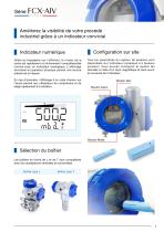 Brochure Capteurs de pression Série FCX-AIV - 5