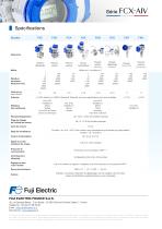 Brochure Capteurs de pression Série FCX-AIV - 6