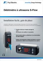 Brochure Débitmètre ultrasonique intégré compact S-Flow