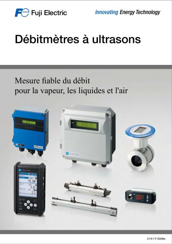 Débitmètres à ultrasons pour les liquides, la vapeur et l’air