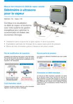 Débitmètres à ultrasons pour les liquides, la vapeur et l’air-4
