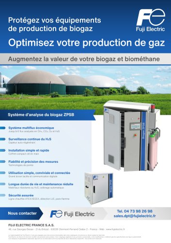 Flyer Système d'analyse biogaz ZPSB