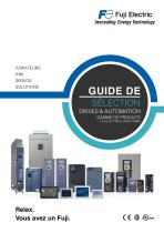 Guide de sélection des variateurs de vitesse et IHM