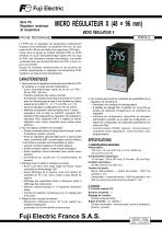 Spécification controleur de temperature PXF5