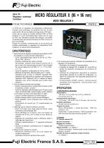 Spécification controleur de temperature PXF9