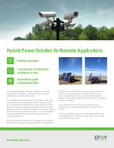 Hybrid Power Solution for Remote Applications