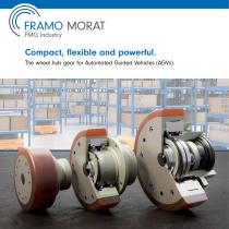 Compact, flexible and powerful. The wheel hub gear for Automated Guided Vehicles (AGVs).
