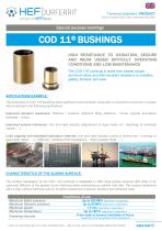 COD 11® BUSHINGS