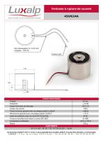 Ventouses électromagnétiques à rupture / diamètre 45 - 1