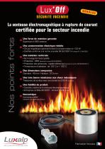 Ventouses électromagnétiques spéciales "secteur incendie" - 1