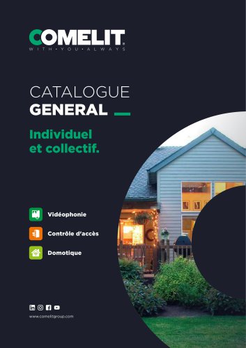 Catalogue général Vidéophonie, contrôle d’accès, domotique