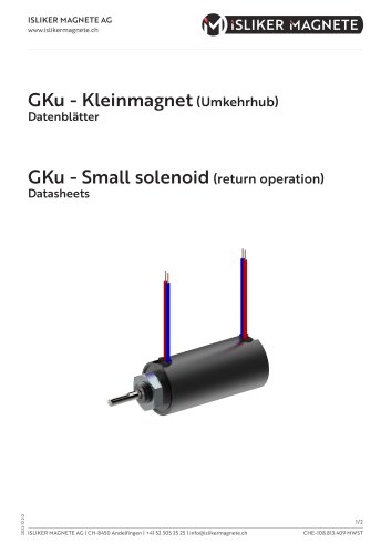 GKu - Small Solenoid (return operation)